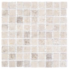 Vidaxl Mozaik ploščice Krem 30 x 30 cm Marmor