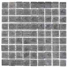 Vidaxl Mozaik ploščice Siva 30 x 30 cm Marmor