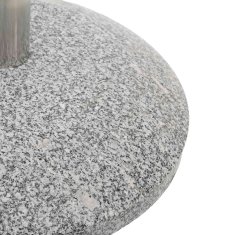 Vidaxl Osnova za dežnik iz granita s kolesi za palice premera 4-5 cm