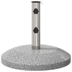 Vidaxl Osnova za platno s premerom 40-50 mm 26,45 kg Siva