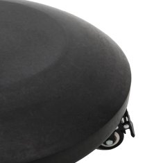 Vidaxl Osnovna granitna osnova s kolesi za palice premera 40-50 mm
