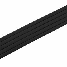 Vidaxl Samolepilni tesnilni trak za okna 8 x 2 mm 25 m Črna EPDM pena