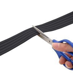 Vidaxl Samolepilni tesnilni trak za okna 8 x 2 mm 25 m Črna EPDM pena