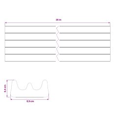 Vidaxl Samolepilni tesnilni trak za okna 9 x 4 mm 25 m Bela EPDM pena