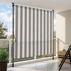 Vidaxl Zunanja Rolfa Antracitna in bela 150 x 270 cm