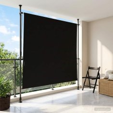 Vidaxl Zunanja Rolfa Črna 150 x 270 cm