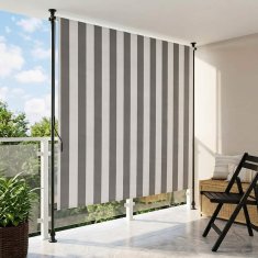 Vidaxl Zunanja Rolfa Antracitna in bela 120 x 270 cm