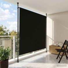 Vidaxl Zunanja Rolfa Črna 100 x 270 cm