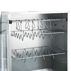 Vidaxl Žar za dimljenje z 1 kg sekancev 44,5x29x83 cm