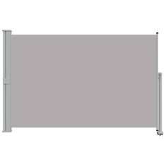Vidaxl Zložljiva stranska tenda za teraso 160x300 cm siva