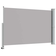Vidaxl Zložljiva stranska tenda za teraso 160x300 cm siva