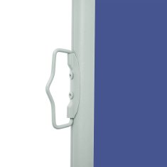 Vidaxl Zlo?ljiva stranska tenda za teraso 117x514 cm modra