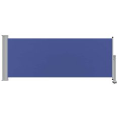Vidaxl Zložljiva stranska tenda za teraso 100x300 cm modra