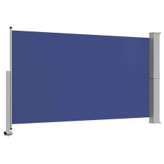 Vidaxl Zložljiva stranska tenda za teraso 140x300 cm modra