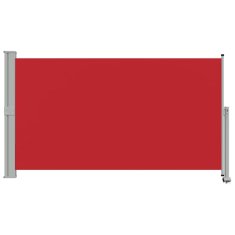 Vidaxl Zložljiva stranska tenda za teraso 140x300 cm rdeča