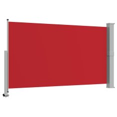 Vidaxl Zložljiva stranska tenda za teraso 140x300 cm rdeča