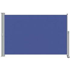 Vidaxl Zložljiva stranska tenda za teraso 160x300 cm modra
