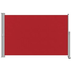 Vidaxl Zložljiva stranska tenda za teraso 160x300 cm rdeča