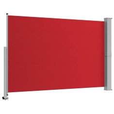 Vidaxl Zložljiva stranska tenda za teraso 160x300 cm rdeča