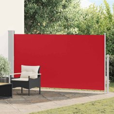 Vidaxl Zložljiva stranska tenda za teraso 170x300 cm rdeča