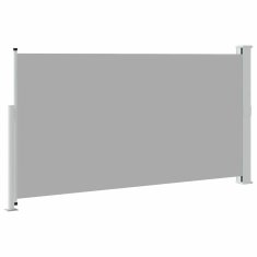 Vidaxl Zložljiva stranska tenda za teraso 170x300 cm siva