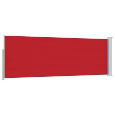 Vidaxl Zložljiva stranska tenda za teraso 100x314 cm rdeča