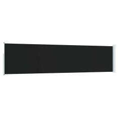 Vidaxl Zlo?ljiva stranska tenda za teraso 117x514 cm ?rna