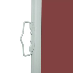 Vidaxl Zlo?ljiva stranska tenda za teraso 117x514 cm rjava