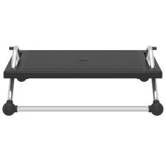 Vidaxl Opora za noge črna 45x40x13,5 cm
