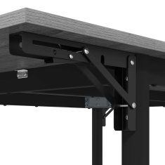 Vidaxl Raztegljiva jedilna miza 120 x 81,5 x 75 cm Inženirski les