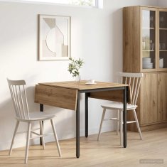 Vidaxl Raztegljiva jedilna miza 120 x 81,5 x 75 cm Inženirski les