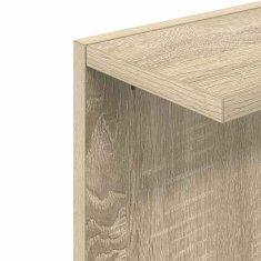 Vidaxl Stenska polica 2 kos Sonoma hrast 25 x 15 x 100 cm