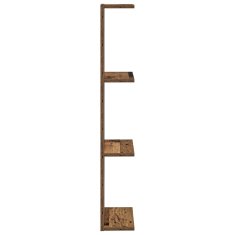 Vidaxl Stenska polica 2 kos Star les 25 x 15 x 100 cm