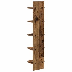 Vidaxl Stenska polica 2 kos Star les 22 x 15 x 100 cm Inženirski les