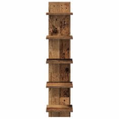 Vidaxl Stenska polica 2 kos Star les 22 x 15 x 100 cm Inženirski les