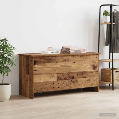 Vidaxl Skladiščni kovček Star les 100 x 40 x 50 cm Inženirski les
