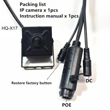 KJB Mini notranja IP kamera, IMX415 POE 48V, 3,6 mm