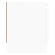 Vidaxl TV omarica z vrati bela 102x30x36 cm
