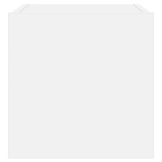Vidaxl Stenska TV omarica z LED lučkami bela 30,5x35x30 cm