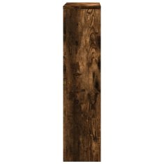 Vidaxl Pokrov za radiator dimljen hrast 78x20x82 cm inženirski les