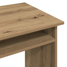 Vidaxl Pisalna miza artisan hrast 90x50x74 cm inženirski les