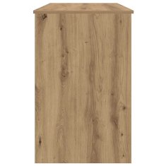 Vidaxl Pisalna miza artisan hrast 100x50x76 cm inženirski les