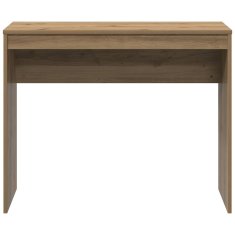 Vidaxl Pisalna miza artisan hrast 90x40x72 cm inženirski les