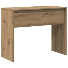 Vidaxl Pisalna miza artisan hrast 90x40x72 cm inženirski les