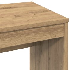 Vidaxl Pisalna miza artisan hrast 90x40x72 cm inženirski les
