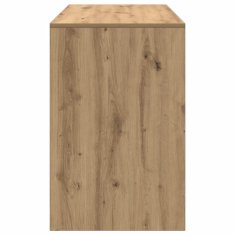 Vidaxl Pisalna miza artisan hrast 101x50x76,5 cm inženirski les