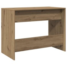 Vidaxl Pisalna miza artisan hrast 101x50x76,5 cm inženirski les