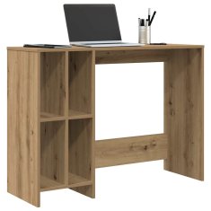 Vidaxl Pisalna miza artisan hrast 102,5x35x75 cm inženirski les