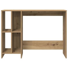 Vidaxl Pisalna miza artisan hrast 102,5x35x75 cm inženirski les