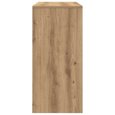 Vidaxl Pisalna miza artisan hrast 102,5x35x75 cm inženirski les